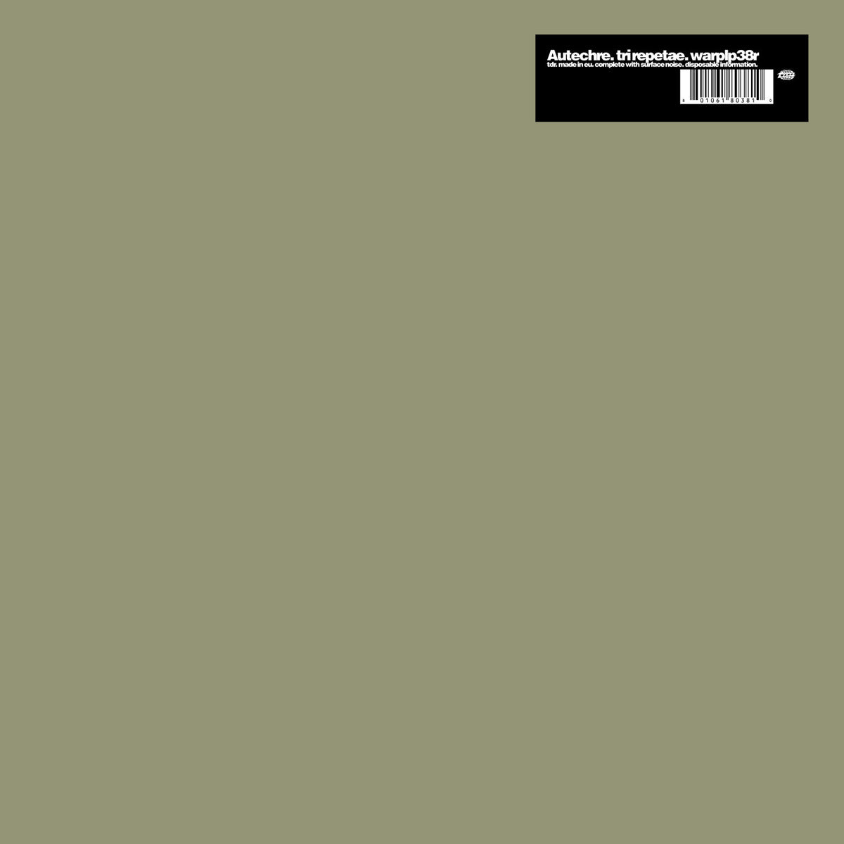 Autechre - Tri Repetae 2xLP