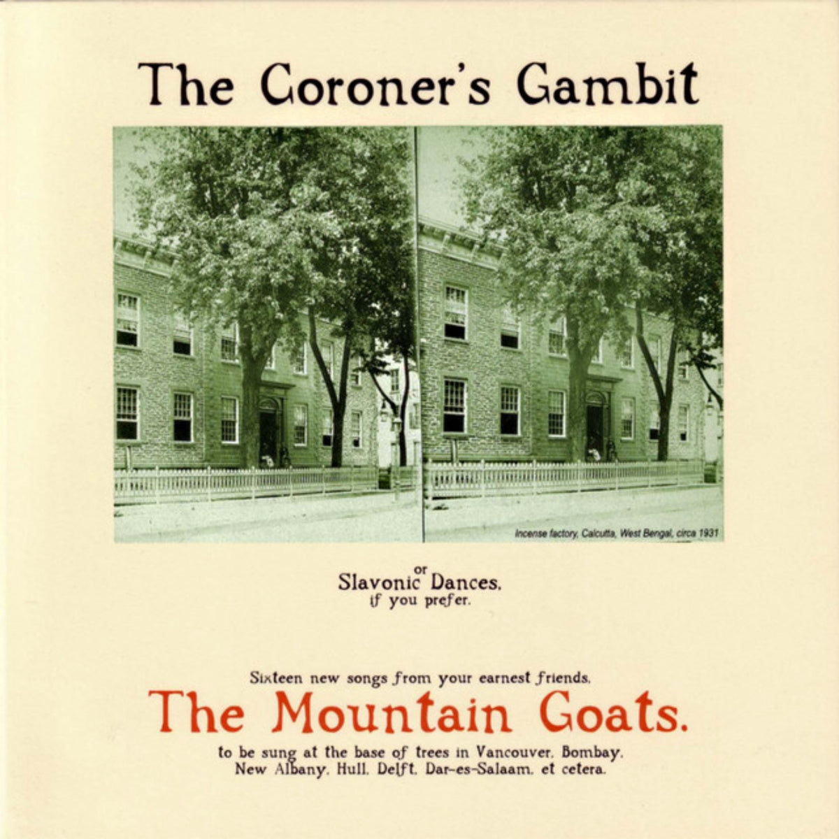 Mountain Goats, The - The Coroner's Gambit LP