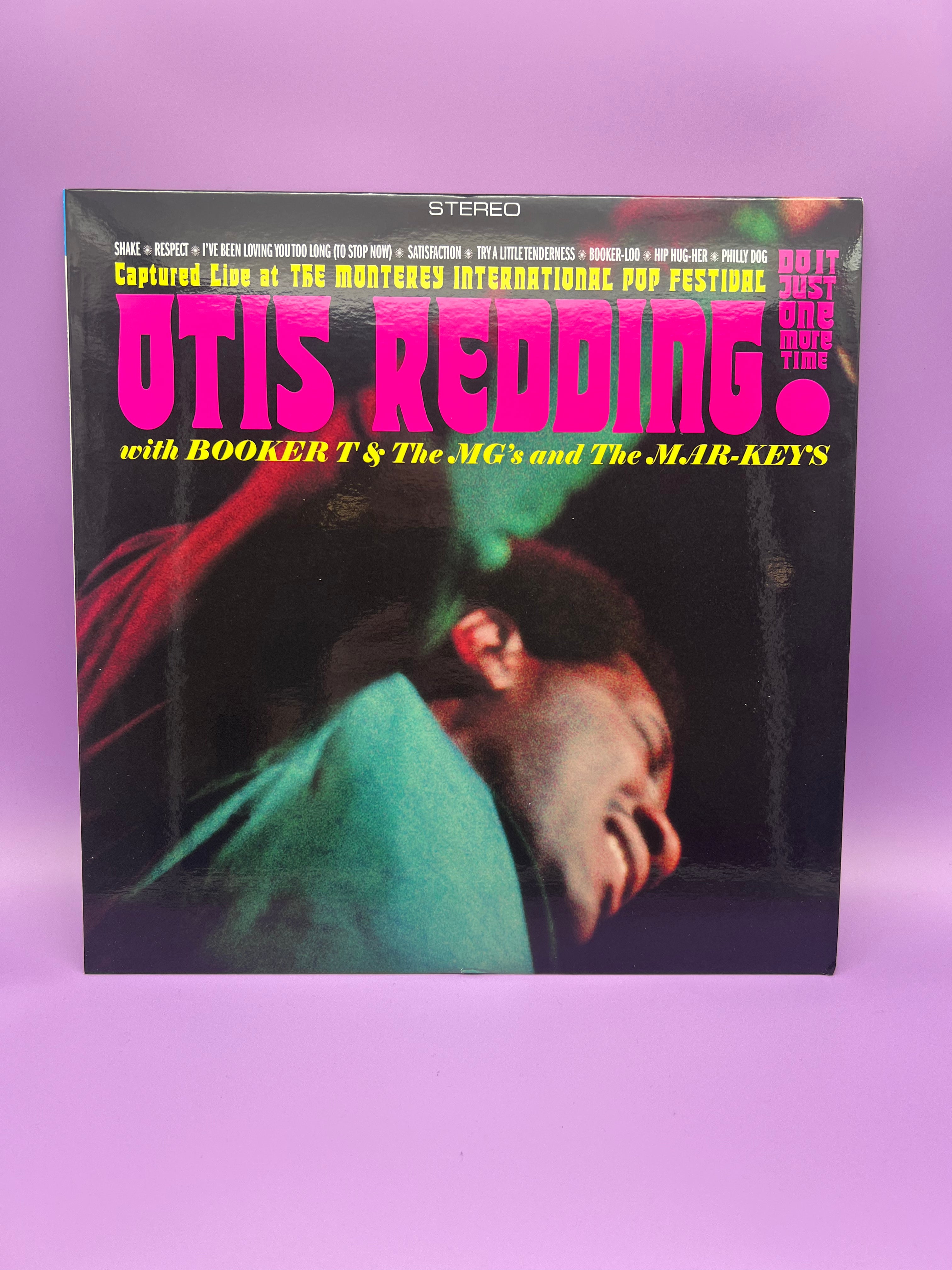 Otis Redding w/ Booker T. & The MG's And The Mar-Keys ‎– Captured Live At The Monterey International Pop Festival LP (2019 RSD Red & Black Marble Vinyl) [USED]