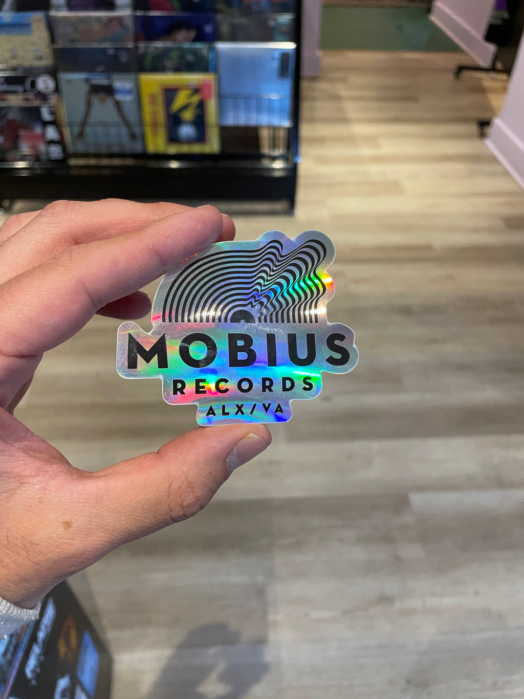 Mobius "Happy Trails" Holographic Sticker