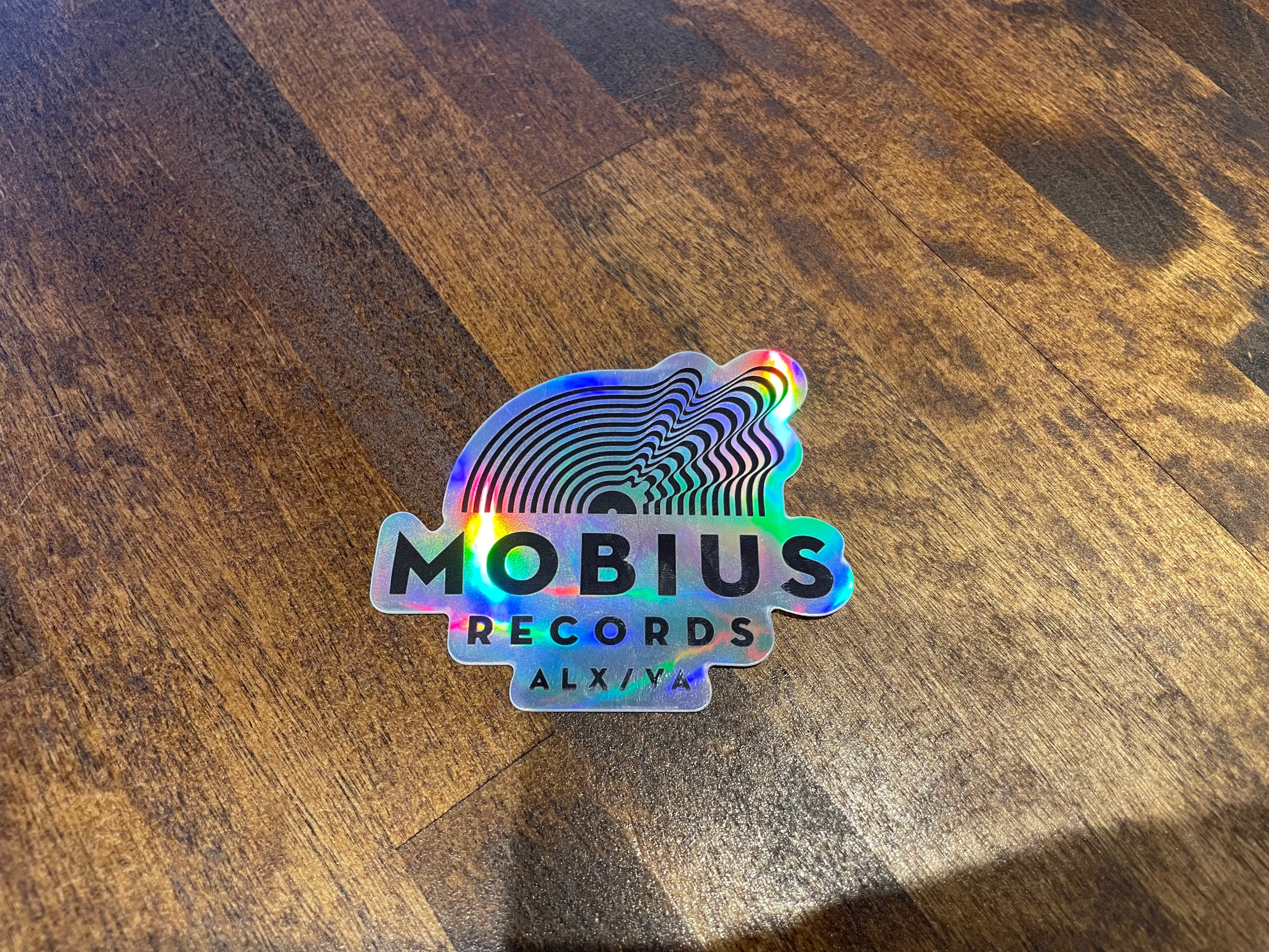 Mobius "Happy Trails" Holographic Sticker