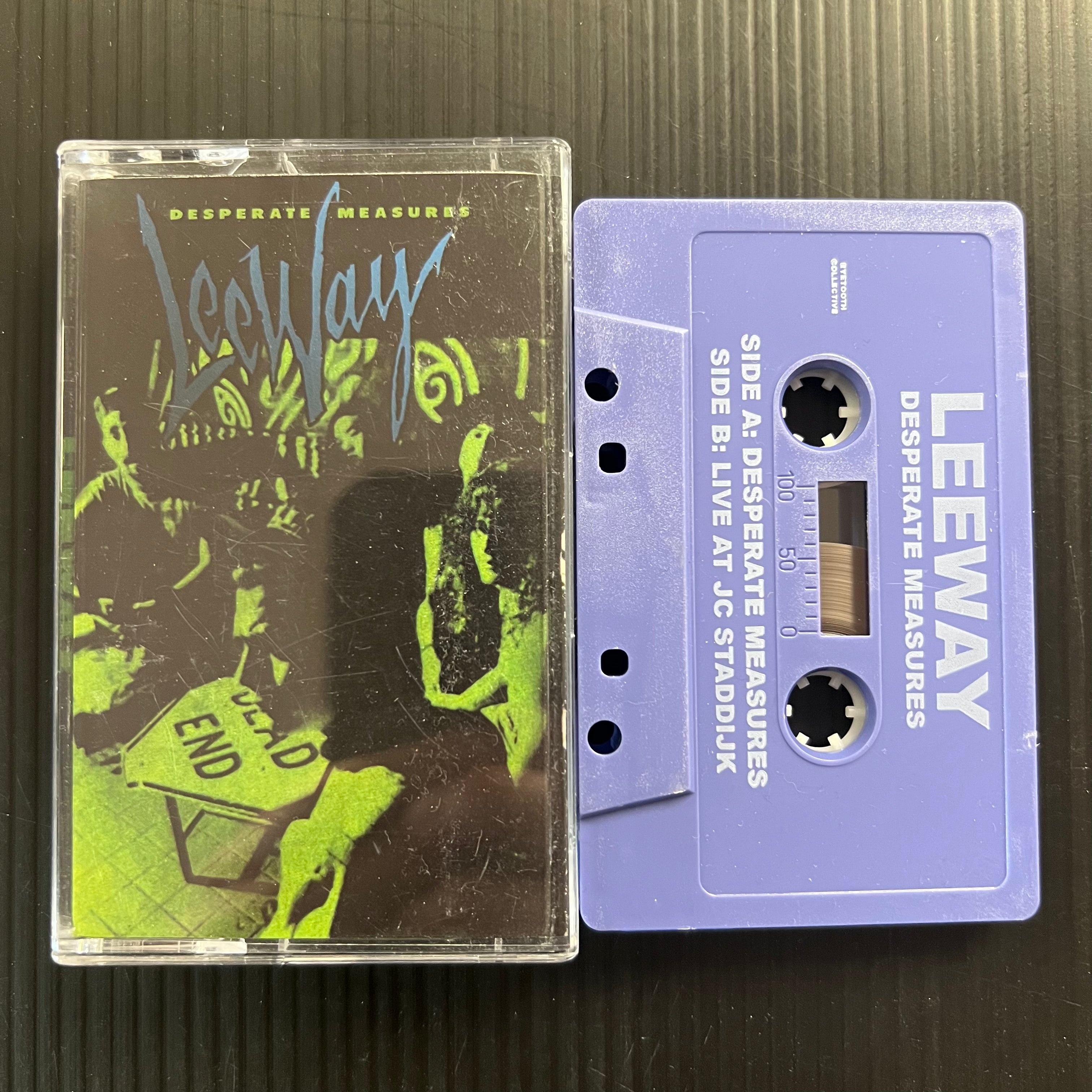 Leeway – Desperate Measures Tape (2015 Eyetooth Purple Shell Ltd. 50) [USED]