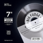 Big Fudge 7" Vinyl Record Premium Inner Sleeves 25 Pack