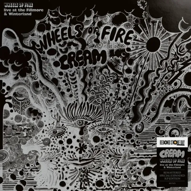 Cream ‎– Wheels Of Fire: Live At The Fillmore & Winterland (RSD) 3xLP