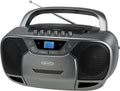 Jensen CD590GR Bluetooth Boombox CD/Cassette/AM/FM