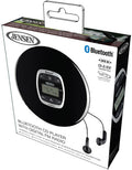 Jensen CD-60R-BT Portable CD Player w/ Bluetooth & FM Radio