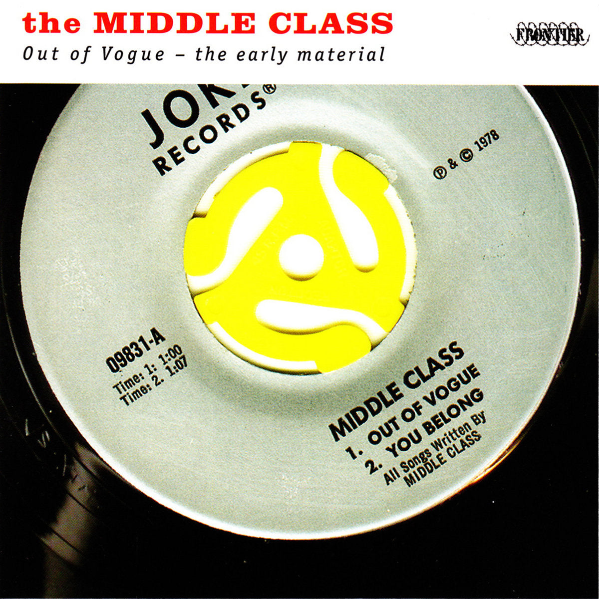 Middle Class, The – Out Of Vogue - The Early Material LP