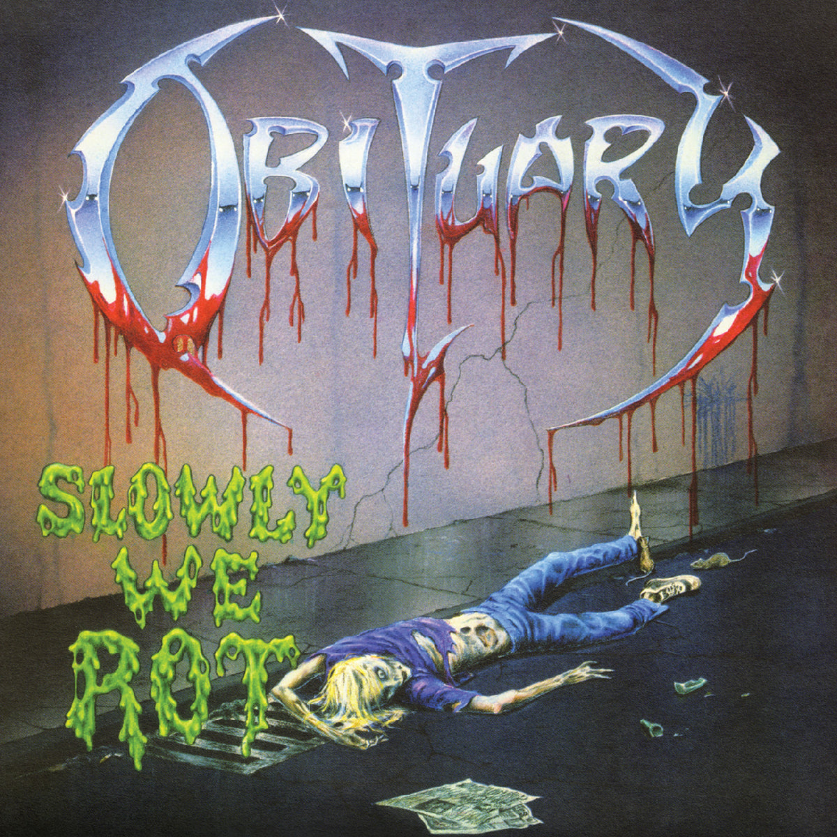 Obituary - Slowly We Rot LP