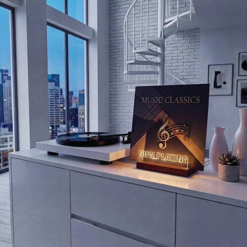Snap-n-Store Illuminated "Now Playing" Record Stand