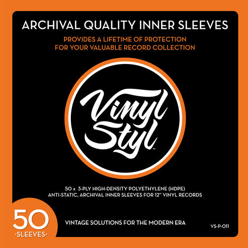 Vinyl Styl 12" Archival Inner Record Sleeves (50 Count)